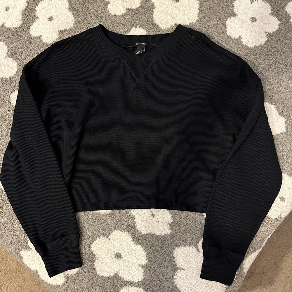 Forever 21 Cropped Long Sleeve